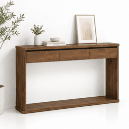 Arrimo Kraam Tono Madera Cálida con 3 Cajones 120X76