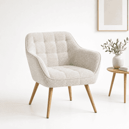 Butaca de Descanso Klaini Tapiz Lino Beige
