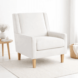 Sillón Elegance Home en Tela Beige