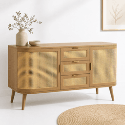 Rack de TV Siena Rattan - Natural