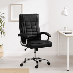 Silla Toscana Ejecutiva de Oficina - Negro