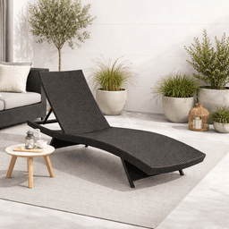 Reposera Moderna para Terraza o Piscina en Ratán