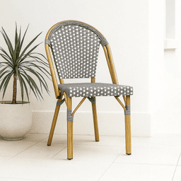 Silla Bistro de Exterior Resistente al Agua y al Sol