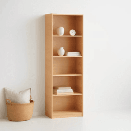 Librero Billy de 5 Espacios Alto - Madera